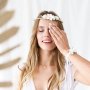 Blumenkranz - Bohemian - Weiß