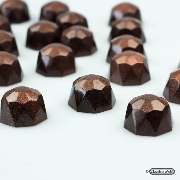 Pralinenform - Kleiner Diamant - CW1521 - 2,85 cm - Chocolate World Pralinenform - Kleiner Diamant - CW1521 - 2,85 cm - Chocolate World