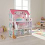 Puppenschrank aus Holz, 70 cm, rosa, mit LED-Beleuchtung - Selbstmontage Puppenschrank aus Holz, 70 cm, rosa, mit LED-Beleuchtung - Selbstmontage