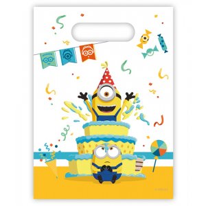 Angelteich-Süßigkeitentüten/Minions-Süßigkeitentüten - 6er-Packung Angelteich-Süßigkeitentüten/Minions-Süßigkeitentüten - 6er-Packung