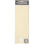 Quaste - gebrochenes Wei - 12x35 cm - 14 g - 12 Stk./ 1 Packung