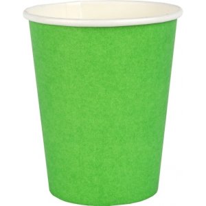 Pappbecher - Gr�n - 10er-Pack