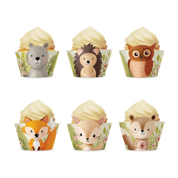 Muffinformen - Freunde des Waldes - 6er-Packung Muffinformen - Freunde des Waldes - 6er-Packung