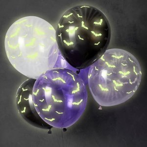 Leuchtballons - Let's get Batty - 6er-Pack Leuchtballons - Let's get Batty - 6er-Pack
