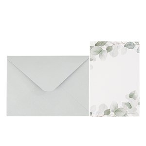 Einladungskarten - Blumen - 8er-Pack
