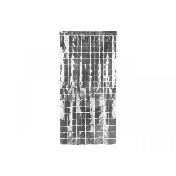 Vorhang/Hintergrund - Uni - Silber - 1 x 2 m Vorhang/Hintergrund - Uni - Silber - 1 x 2 m