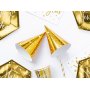 Partyhte - Gold/Sterne - 6er-Pack