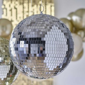 Discokugel - Silber - Groß - 25 cm Discokugel - Silber - Groß - 25 cm
