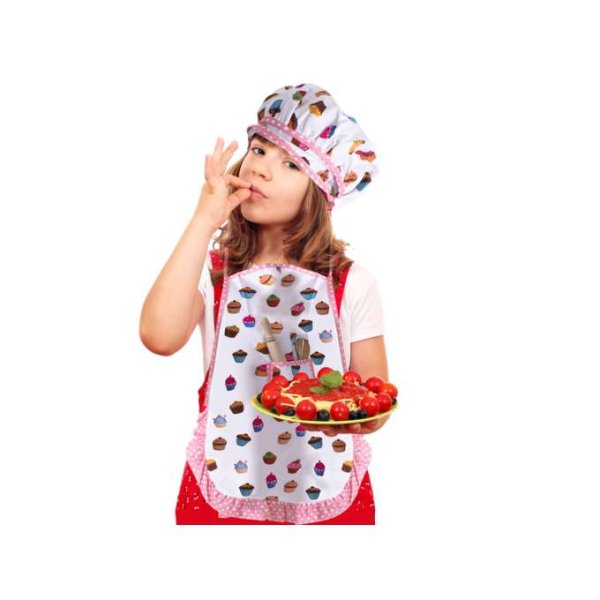 Kochset für Kinder mit Schürze, Kochmütze und Zubehör Kochset für Kinder mit Schürze, Kochmütze und Zubehör