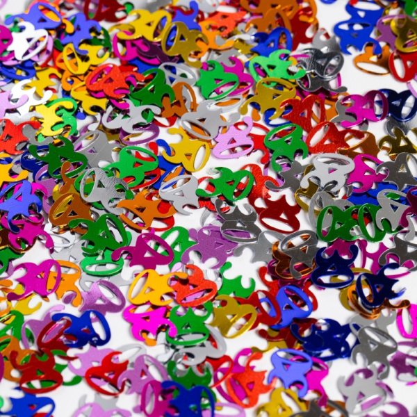 Tischkonfetti - Nummer 30 - Metallic-Farbmix - 14 Gramm Tischkonfetti - Nummer 30 - Metallic-Farbmix - 14 Gramm