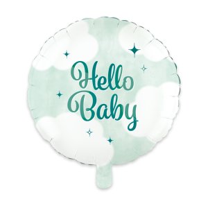 Folienballon - Hallo Baby - Rund - 46 cm Folienballon - Hallo Baby - Rund - 46 cm