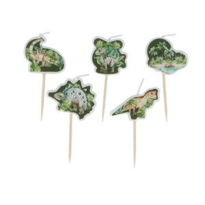 Kerze - Dinosaurier - 5er-Pack Kerze - Dinosaurier - 5er-Pack