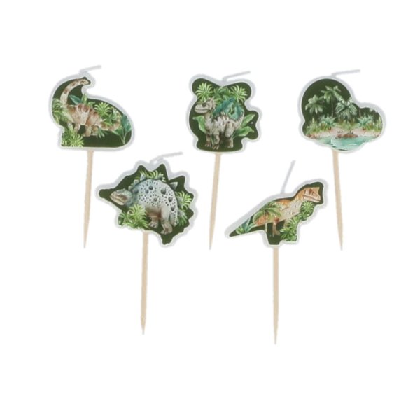 Kerze - Dinosaurier - 5er-Pack Kerze - Dinosaurier - 5er-Pack