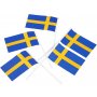 Kuchenfahnen - Schweden - Gre 30x50 mm - 100 Stk