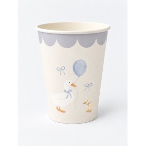 Pappbecher - Geburtstagsente - Lavendelblau - 8er-Pack Pappbecher - Geburtstagsente - Lavendelblau - 8er-Pack