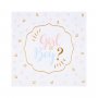 Servietten - Gender-Reveal-Party - 20er-Packung Servietten - Gender-Reveal-Party - 20er-Packung