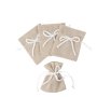 Stoffbeutel mit Schleife - Natur - 4er-Pack Stoffbeutel mit Schleife - Natur - 4er-Pack