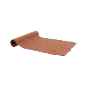 Tischläufer aus Stoff - Braun - 28 cm x 5 m Tischläufer aus Stoff - Braun - 28 cm x 5 m