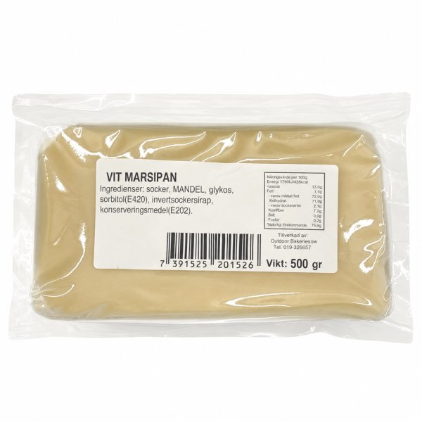 Marzipan Weiß - 500 g - Bäckerei Örebro Marzipan Weiß - 500 g - Bäckerei Örebro
