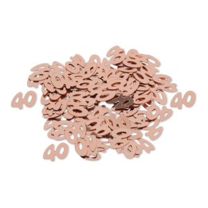 Konfetti 40 - Roségold - 1 cm Konfetti 40 - Roségold - 1 cm