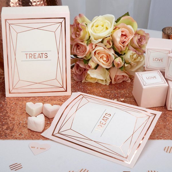 Bonbontüten - Geo Blush - 25 Stk Bonbontüten - Geo Blush - 25 Stk