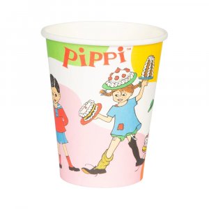 Pappbecher - Pippi Langstrumpf - 8er-Pack