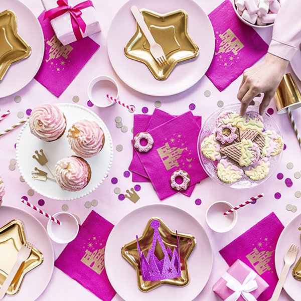 Servietten - Princess Party - Hot Pink - 20er-Pack Servietten - Princess Party - Hot Pink - 20er-Pack