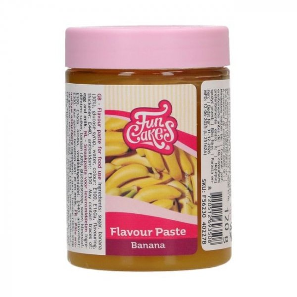 Geschmackspaste - Banane - Funcakes - 120 g Geschmackspaste - Banane - Funcakes - 120 g