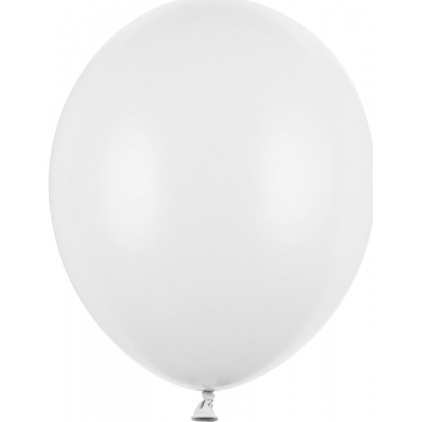 Pastellballons - Premium 27 cm - Wei - 50er-Pack