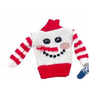 Elfenzubehör - Elf on the Shelf - Weihnachtspullover - Schneemann Elfenzubehör - Elf on the Shelf - Weihnachtspullover - Schneemann