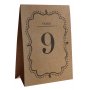 Tischnummerierung - Vintage Kraft - 10 Stk Tischnummerierung - Vintage Kraft - 10 Stk