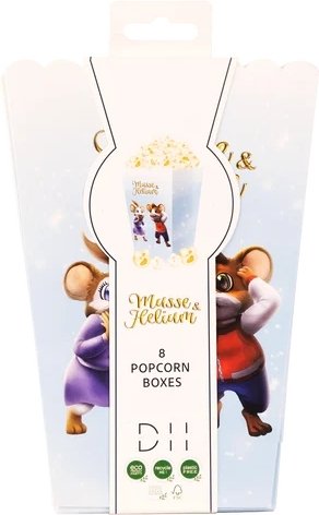 Popcornbecher - Mickey & Helium - 8er-Pack