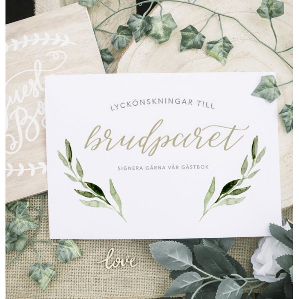 Schild - Gstebuch - Olive