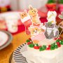 Tortenaufsätze - Weihnachtsmotiv - Tiere - 6er-Pack Tortenaufsätze - Weihnachtsmotiv - Tiere - 6er-Pack