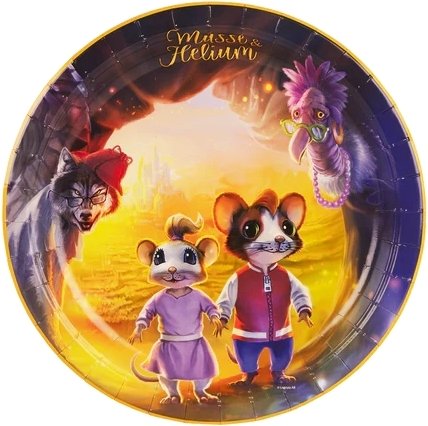 Pappteller - Mickey & Helium - Abenteuer - 8er-Pack