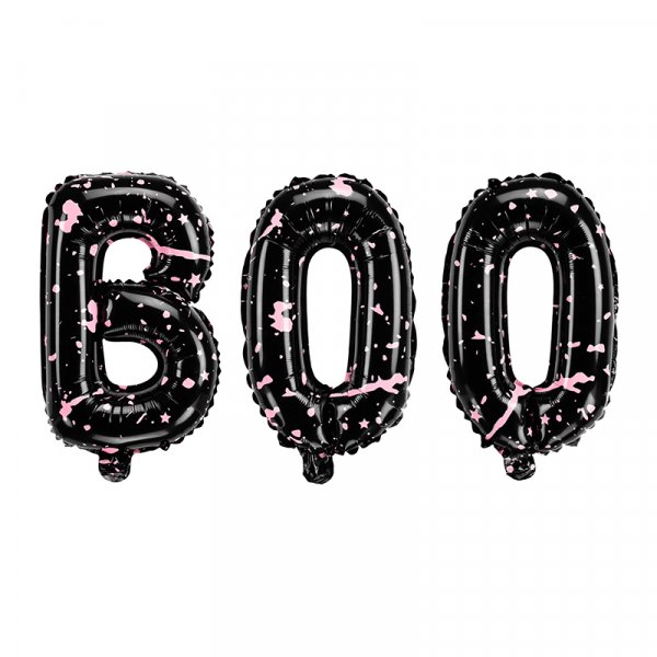 Buchstabenballons - Boo - Pink Halloween