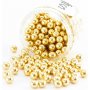 Goldene Schokoladenkugeln - 1 cm Durchmesser - Superstreusel - 180 g Goldene Schokoladenkugeln - 1 cm Durchmesser - Superstreusel - 180 g
