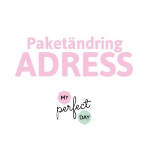 Paketänderung - Adresse/Empfänger Paketänderung - Adresse/Empfänger