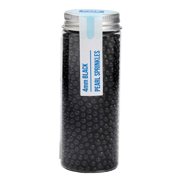 Zuckerperlen - Schwarz - 4 mm - PME - 74 g Zuckerperlen - Schwarz - 4 mm - PME - 74 g