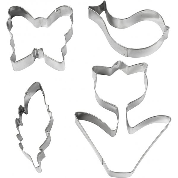 Ausstecher - Sommer - H: 11 cm - 4 Stk