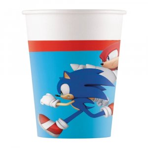 Pappbecher - Sonic - 8er-Packung