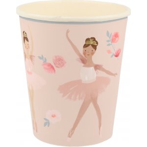 Pappbecher - Ballerina - 8er-Pack Pappbecher - Ballerina - 8er-Pack