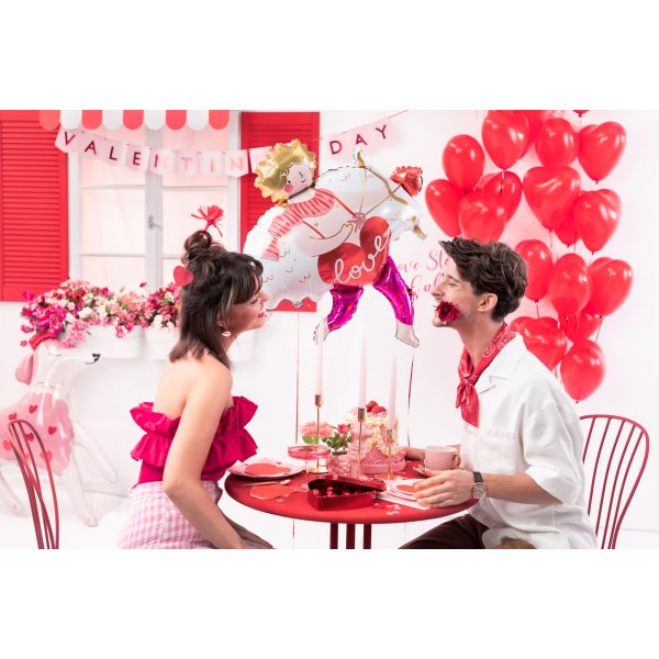 Herzballons - Rot - 6 Stck