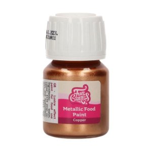 Essbare Farbe - Metallic-Kupfer - FunCakes - 30 ml Essbare Farbe - Metallic-Kupfer - FunCakes - 30 ml