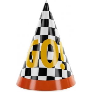 Partyhüte - Racing - 6er-Pack Partyhüte - Racing - 6er-Pack