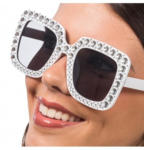 Sonnenbrille - Weiß mit Glitzer Sonnenbrille - Weiß mit Glitzer