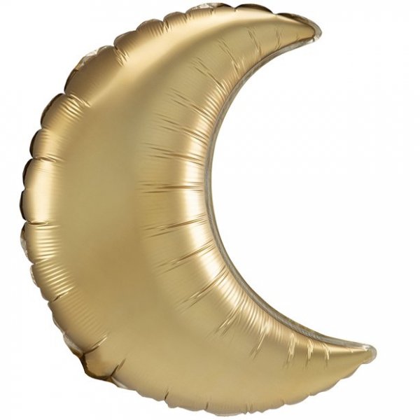 Folienballon - Mattgoldener Mond