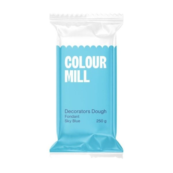 Zuckerpaste-Dekorationsmasse - Himmelblau - Farbmühle - 250 g Zuckerpaste-Dekorationsmasse - Himmelblau - Farbmühle - 250 g