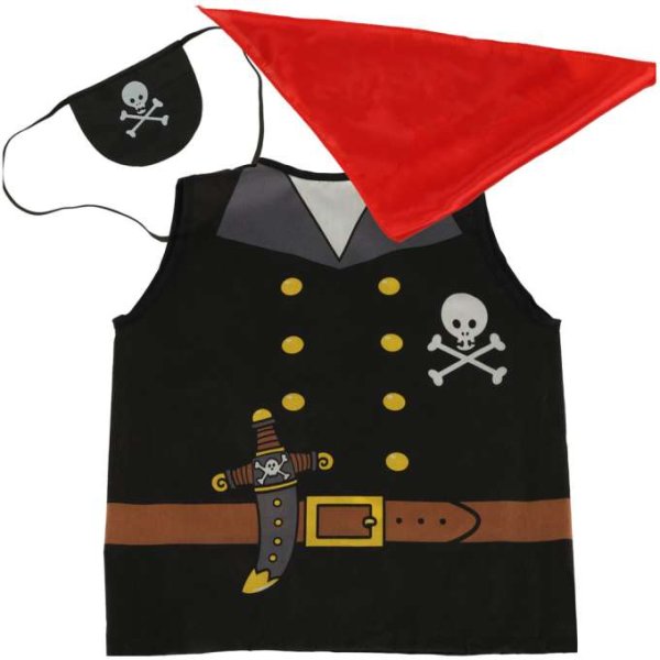 Piratenkostüm für Kinder von 3-8 Jahren, 53x47 cm - Kostüm Piratenkostüm für Kinder von 3-8 Jahren, 53x47 cm - Kostüm