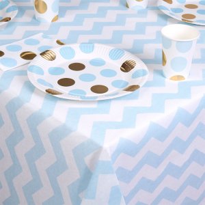 Tischdecke - Pattern Works - Hellblauer Chevron Tischdecke - Pattern Works - Hellblauer Chevron